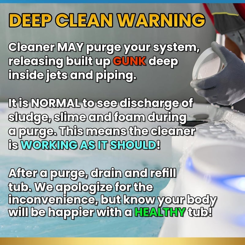 ADIOS! 3-in-1 Hot Tub Cleaner - 50 Treatments of Weekly Clarifier, Scum Remover and Odor Treatment for Chlorine and Bromine Spas (Gallon - 128oz) - Image 5